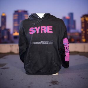 SYRE MSFTS Rep Jaden Smith Beautiful Vision Hoodie Black Graphic Size Large